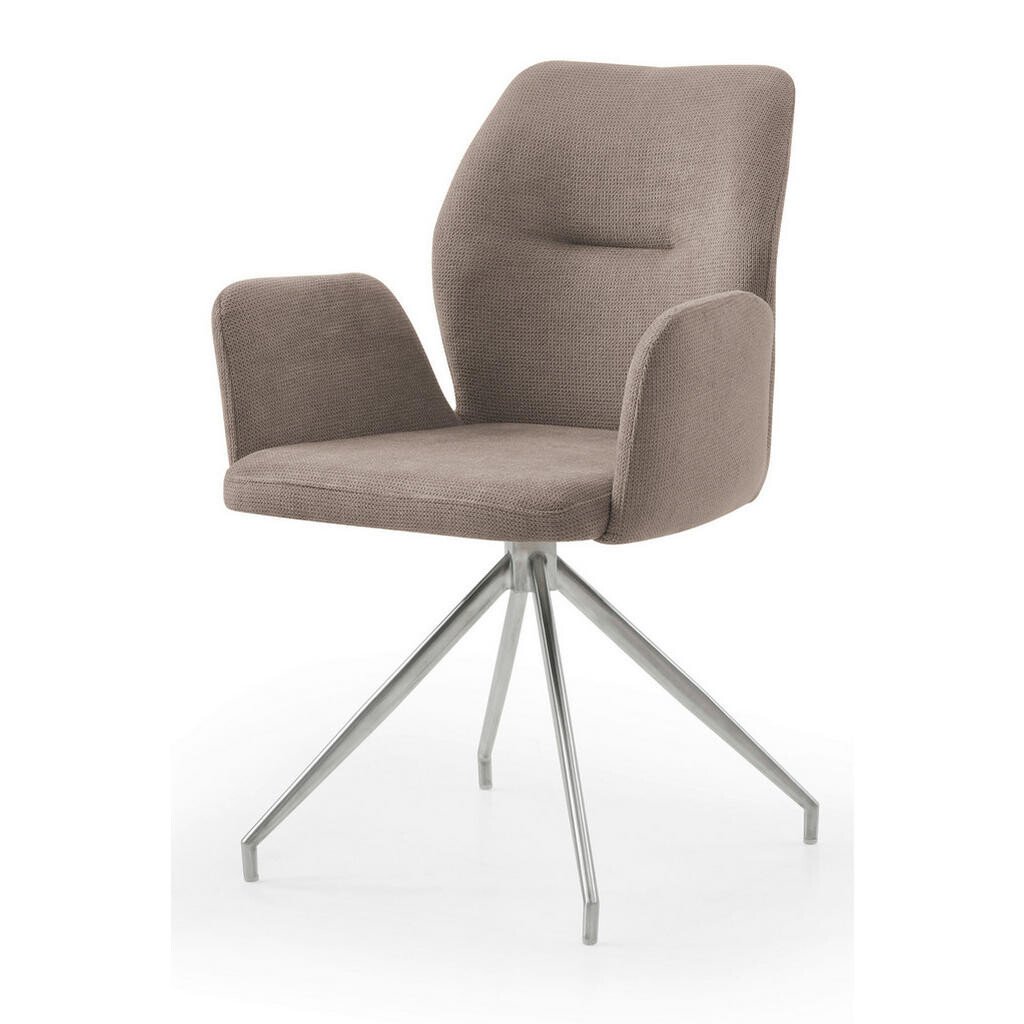 Livetastic OTOČNÁ ŽIDLE, struktura, hnědá