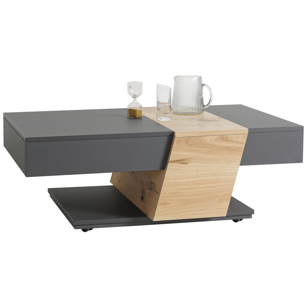 Voglauer KONFERENČNÍ STOLEK, barvy grafitu, dřevo, kompozitní dřevo, 120/74/43 cm
