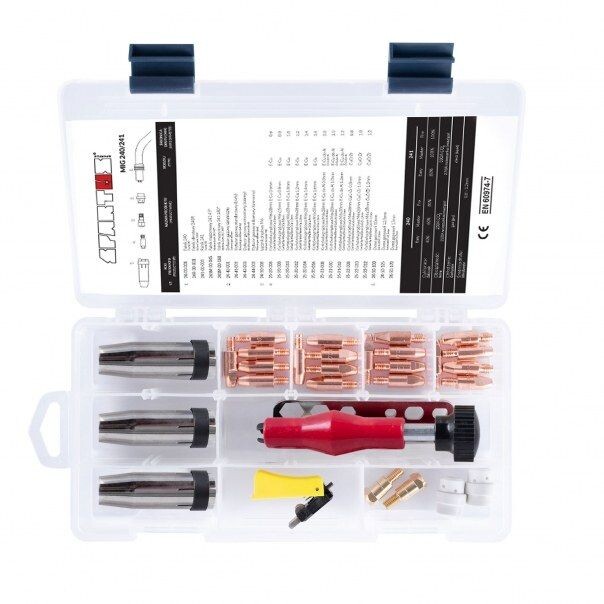 TR WELD Sada spotřebního materiálu MIG 240 SPBOX1-MIG24