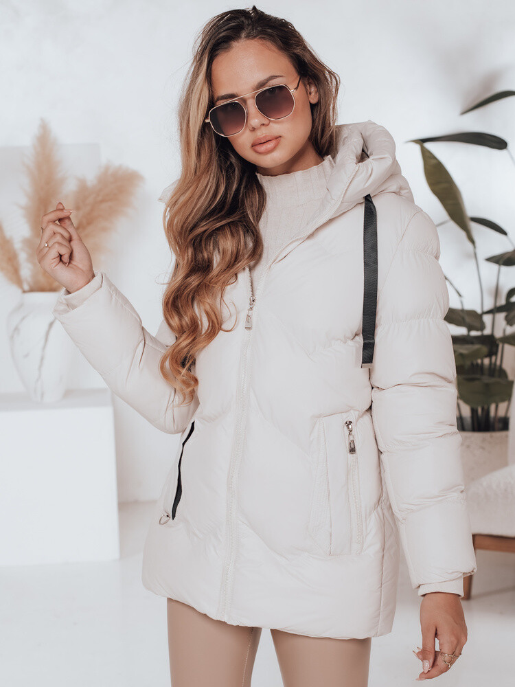 Kurtka zimowa damska SALVONA khaki pikowana Dstreet