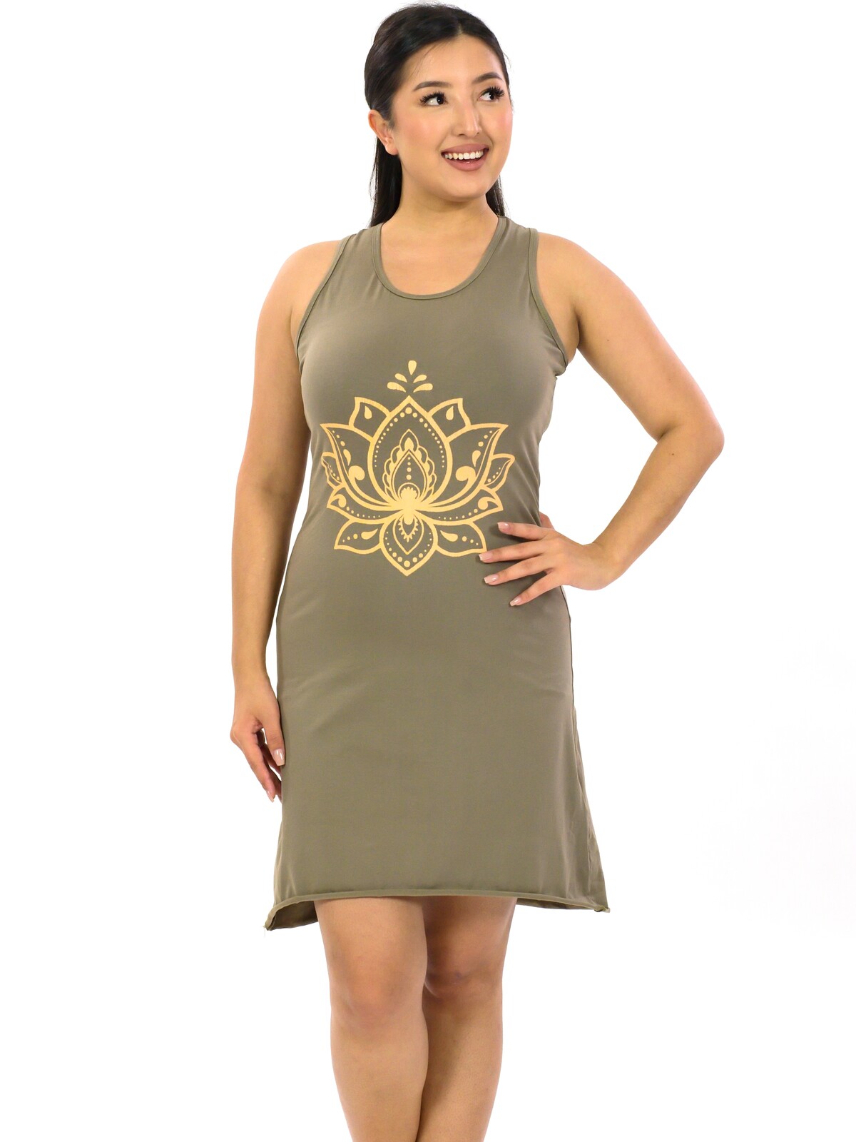 Himalife Šaty Lotos - béžová Velikost: S