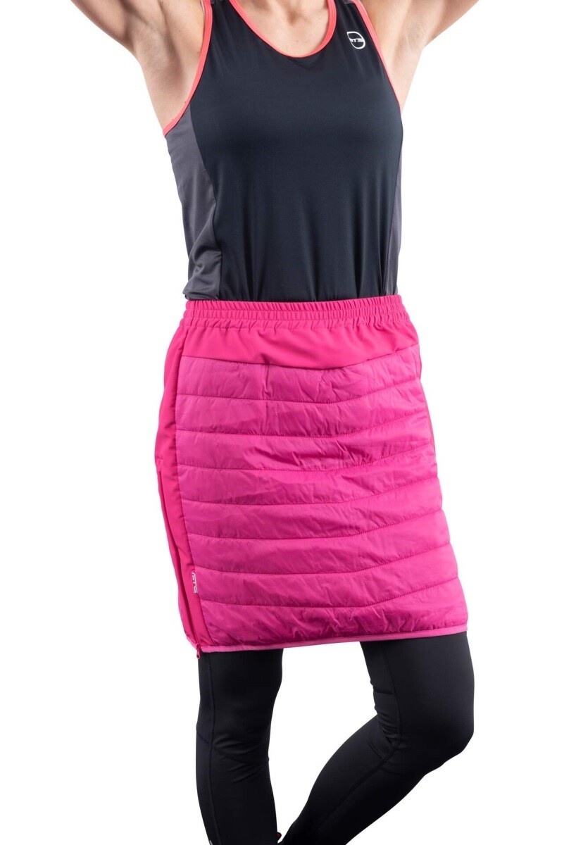 Dámská zateplená sukně gts 600522 růžová 38