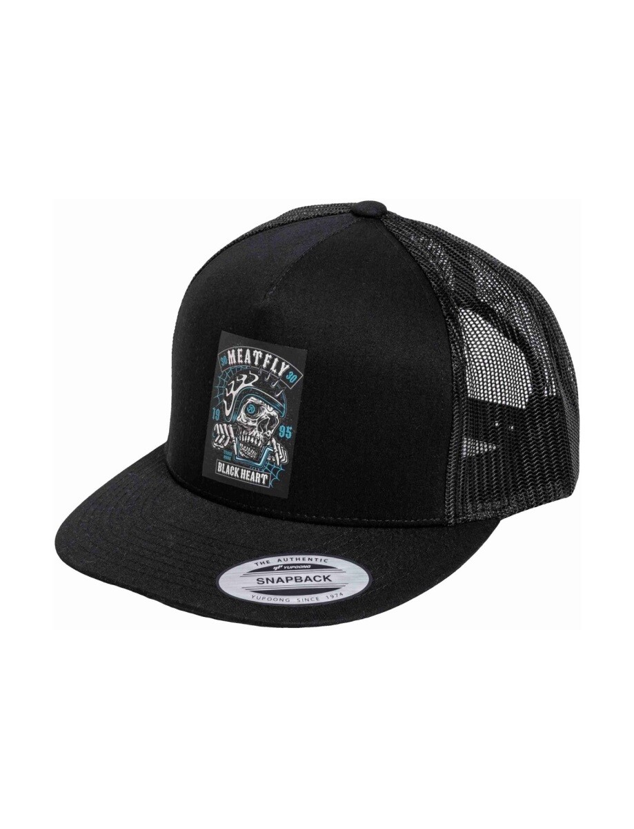 Kšiltovka meatfly decadence trucker snapback černá one size