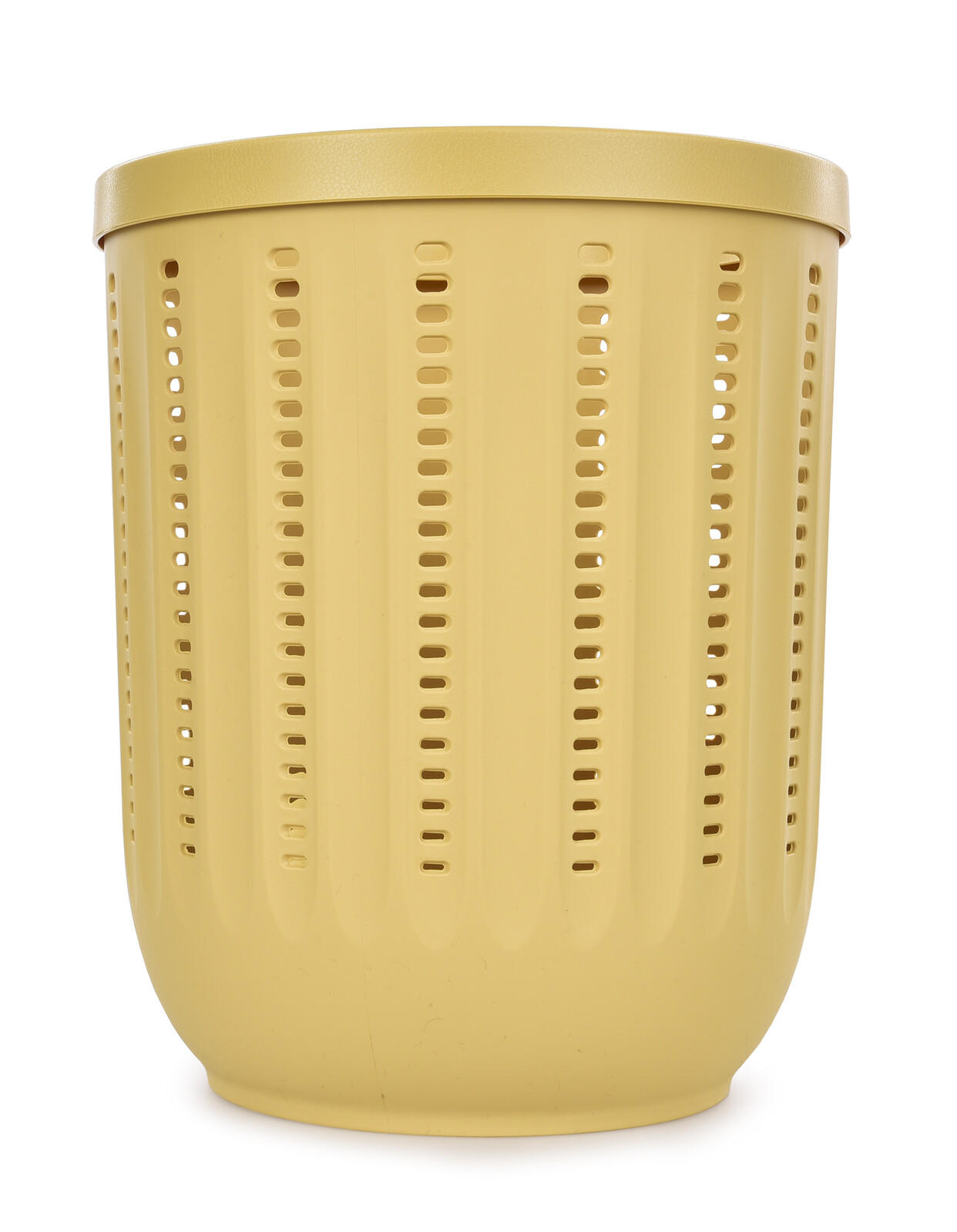PRAKTIK | 13 L | perforovaný odpadkový koš s odnímatelným rámečkem žlutý