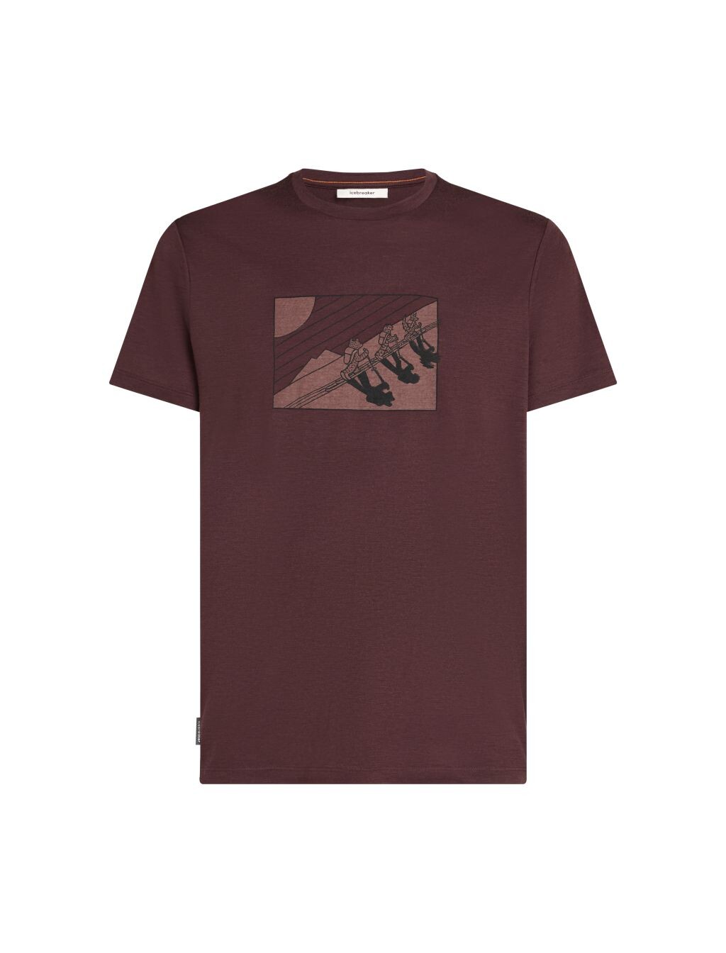 ICEBREAKER Mens 150 Tech Lite SS Tee Wild Pack, Java velikost: L