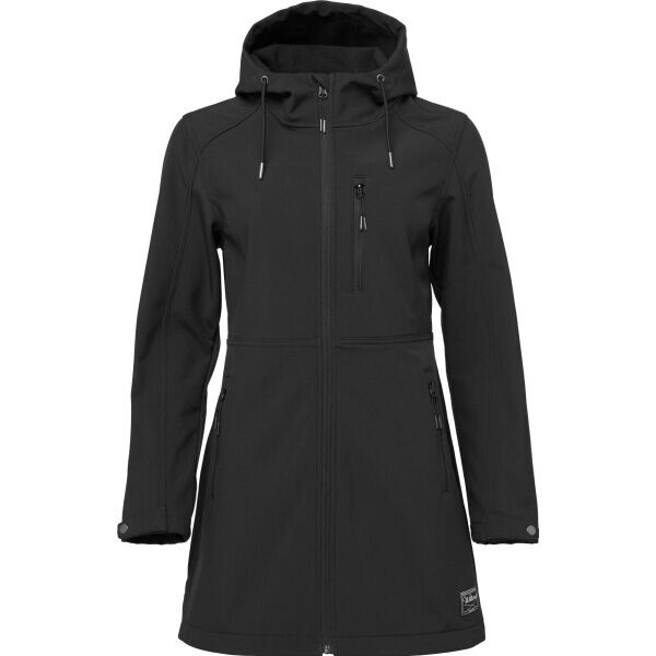 Willard DERYNA Dámský softshellový kabát, černá, velikost XXL