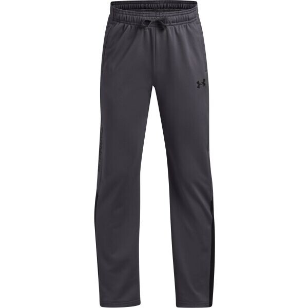 Under Armour BRAWLER 3.0 TAPERED Chlapecké tepláky, tmavě šedá, velikost L