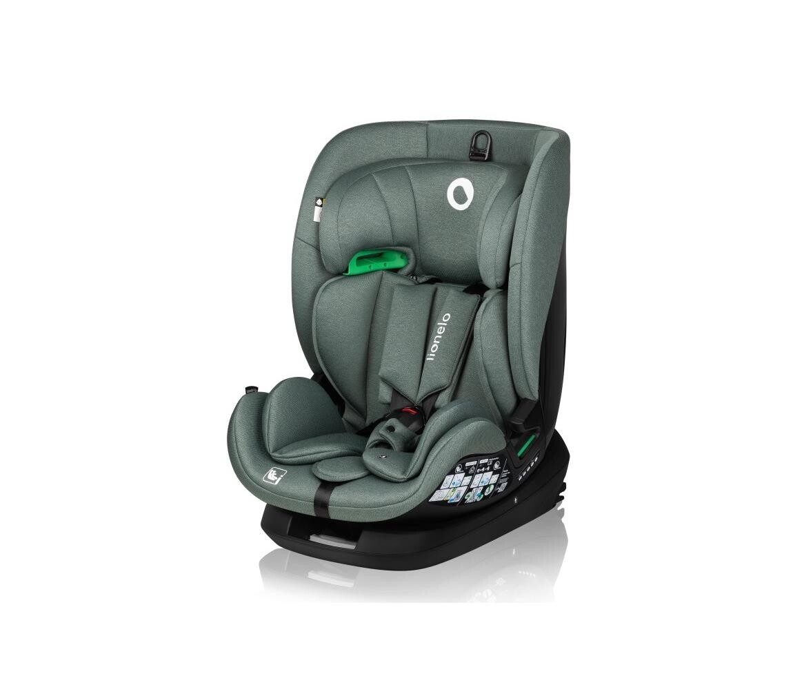Lionelo Lionelo - Autosedačka se zákla. otočná LAVENDER i-Size 76-150 cm Green Pistachio
