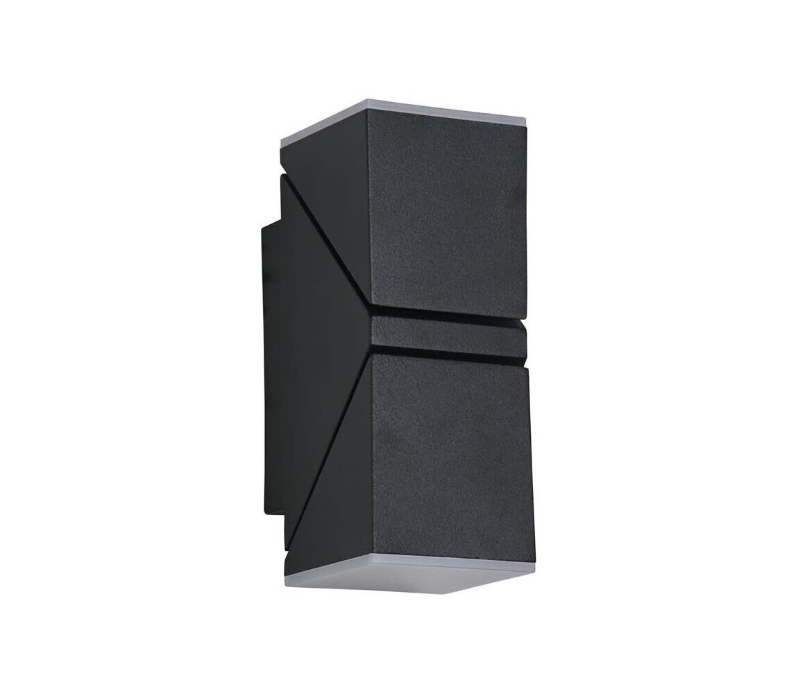 Searchlight Searchlight 36170BK - LED Venkovní nástěnné svítidlo MONTANA 2xLED/6W/230V IP44