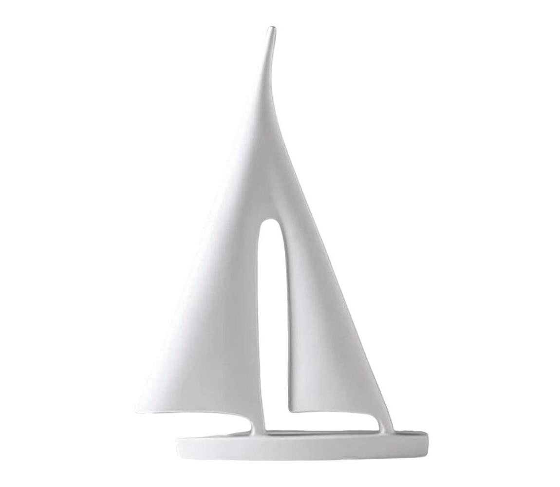 Estilo Home Stolní dekorace 21 cm pryskyřice/bílá