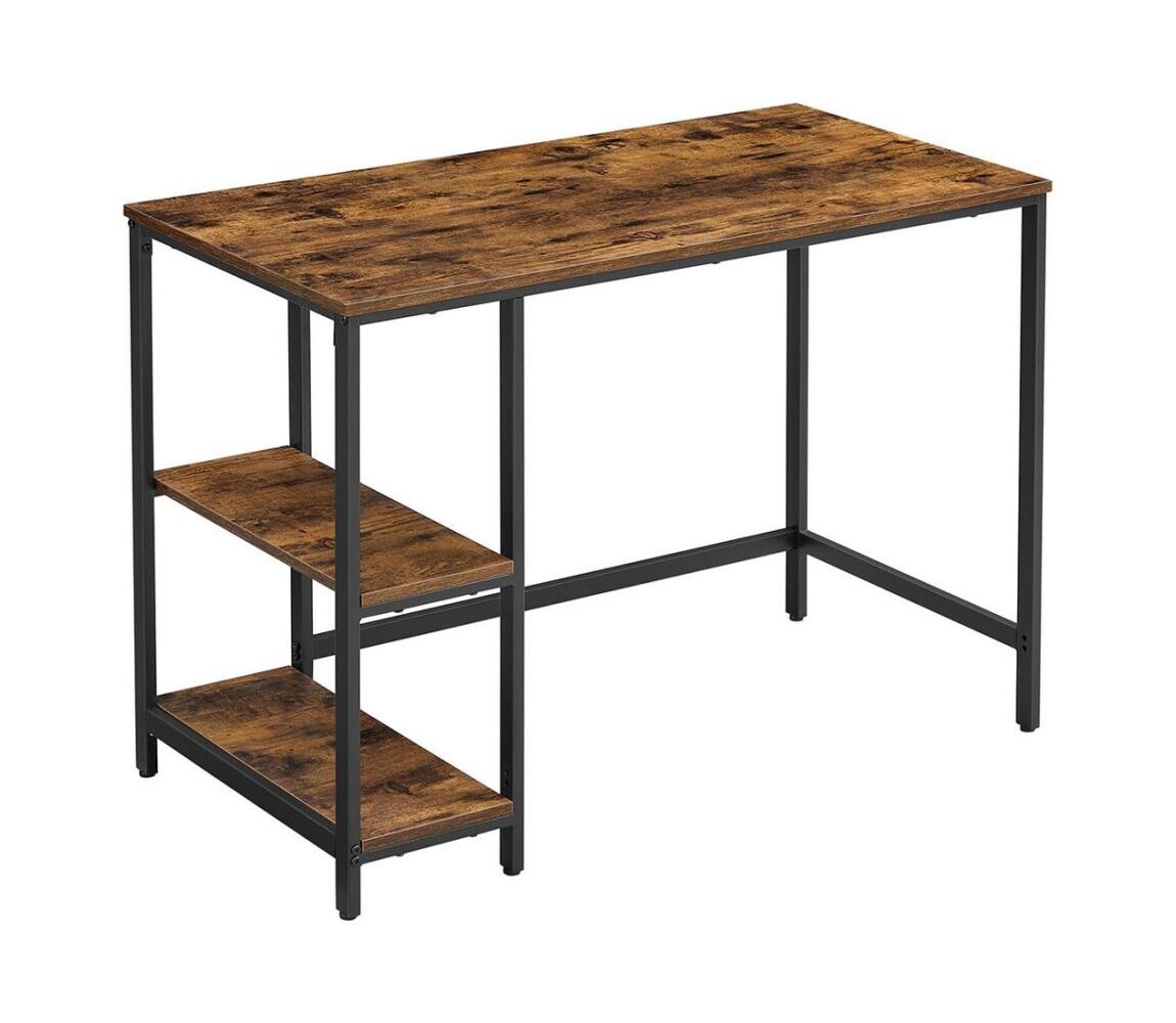 Psací stůl SOLEA hnědá/černá