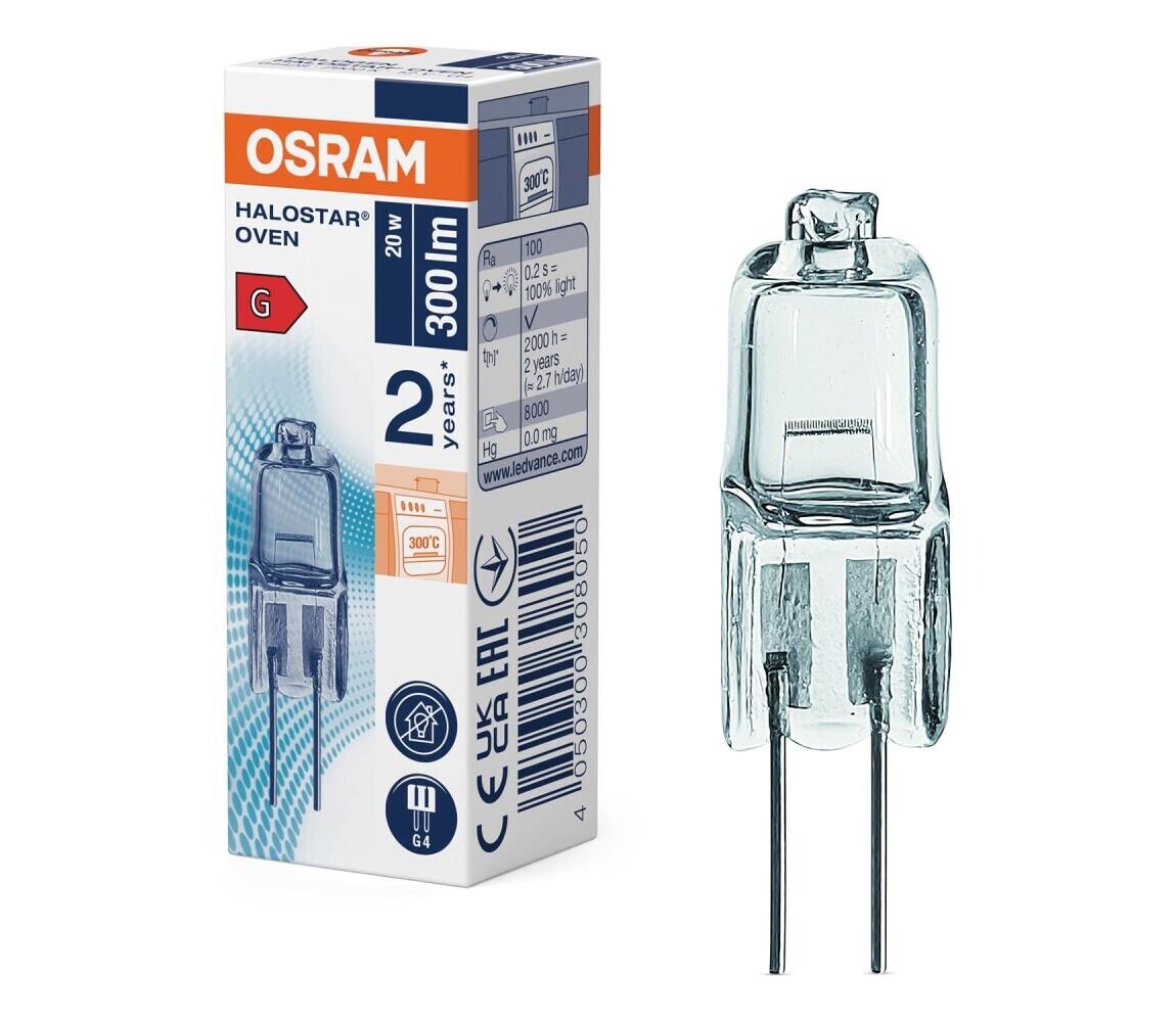 Osram Žárovka do trouby HALOSTAR G4/20W/12V 2700K - Osram