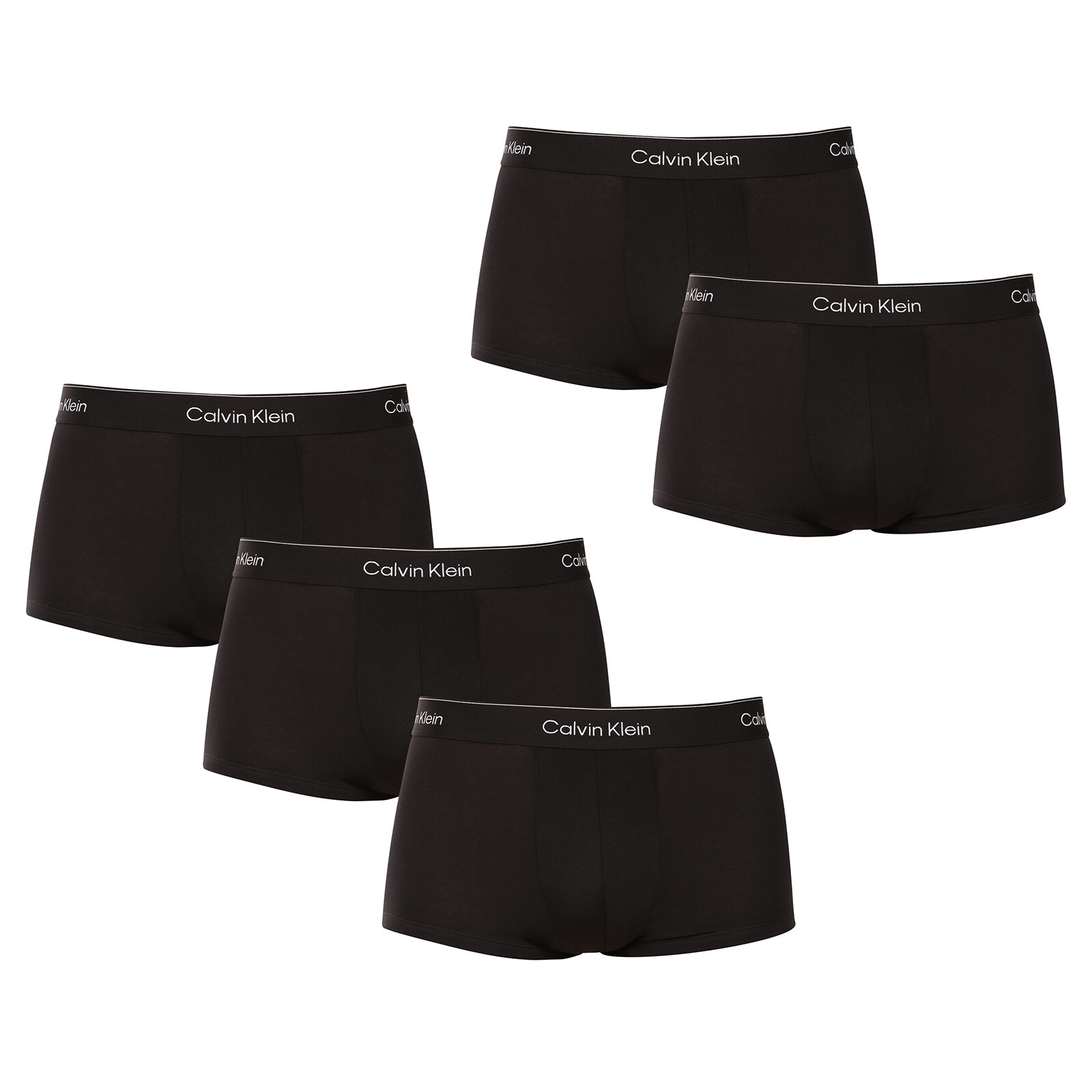 5PACK pánské boxerky Calvin Klein černé (NB4390-TM6) XL, trenky / trenýrky