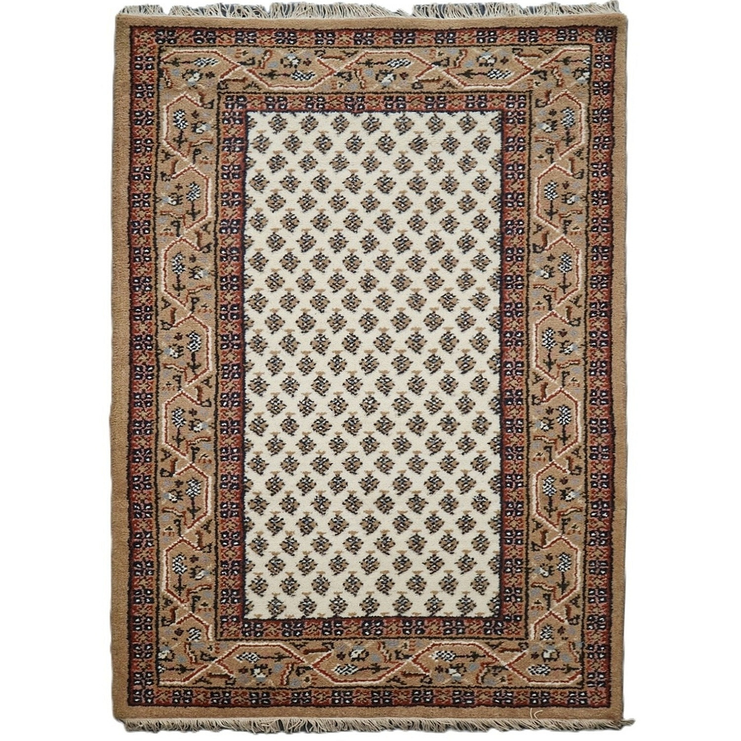 Kusový ručně tkaný koberec Mir cream, 90x160, béžová, ložnice, Asra