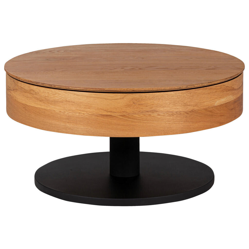 Waldwelt KONFERENČNÍ STOLEK, dub, černá, barvy dubu