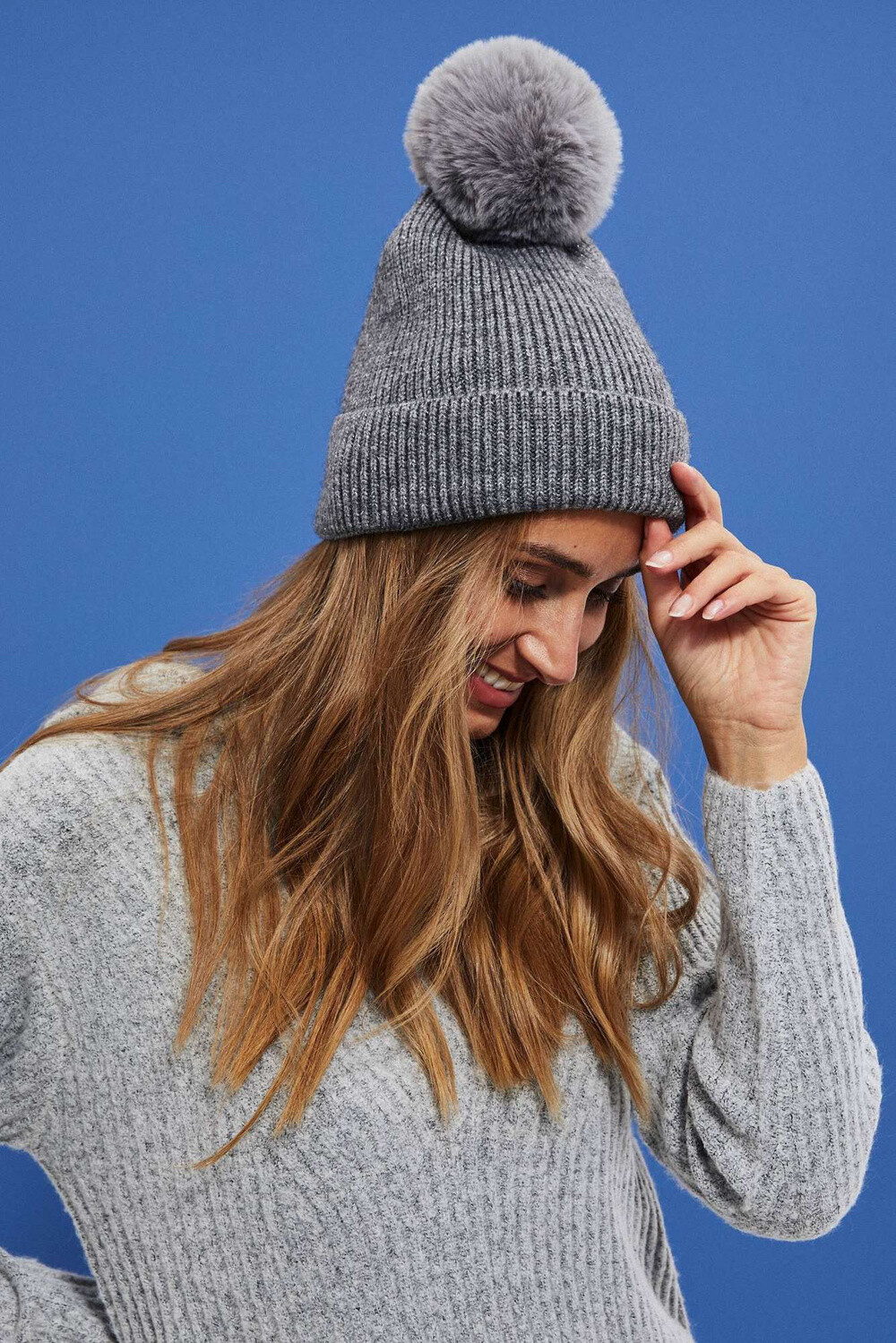 Marisse Cap with a pompom