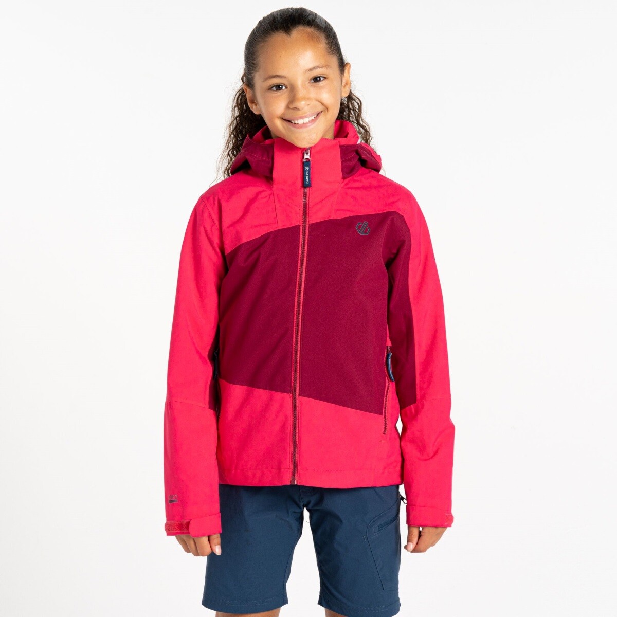 Dětská membránová bunda dare2b explore ii růžová 134-140