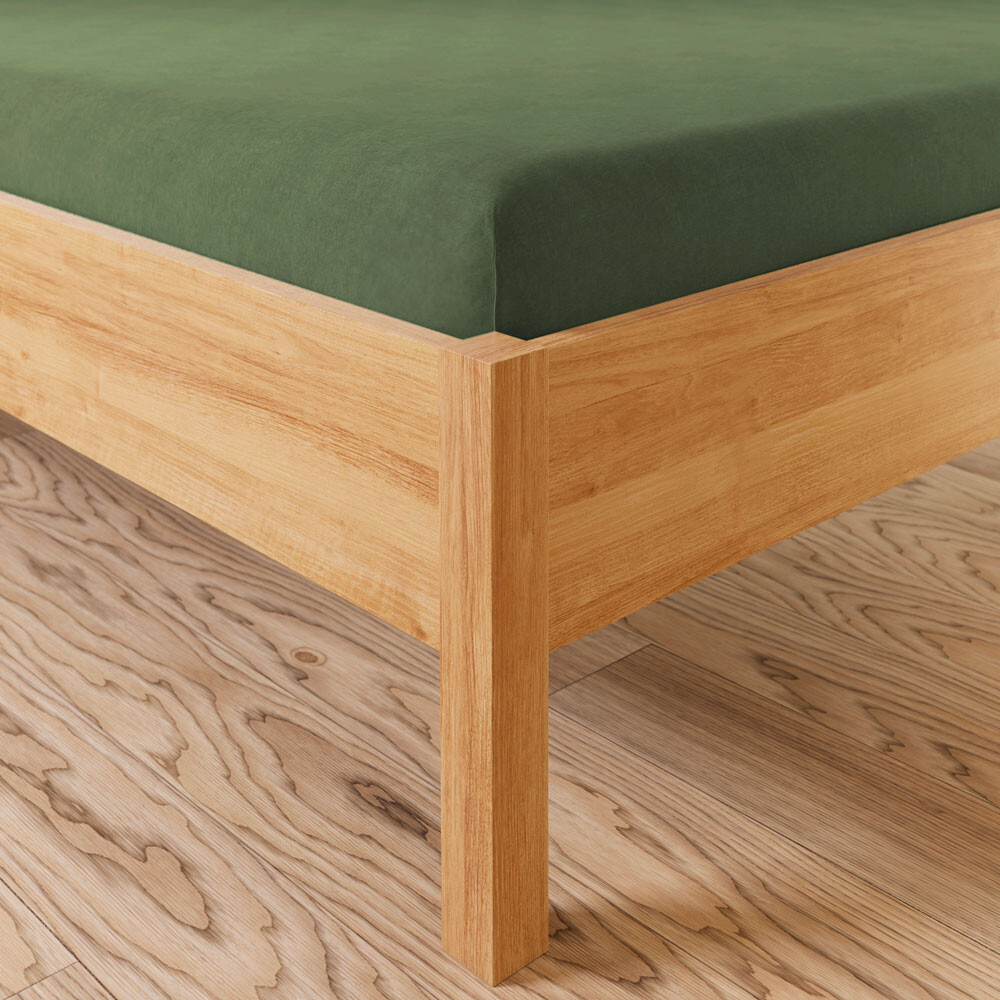 Jersey napínací prostěradlo DREAMY zelená II. různé rozměry, 100% bavlna, MyBestHome Rozměr prostěradla: na matraci 90x200 cm + 30 cm