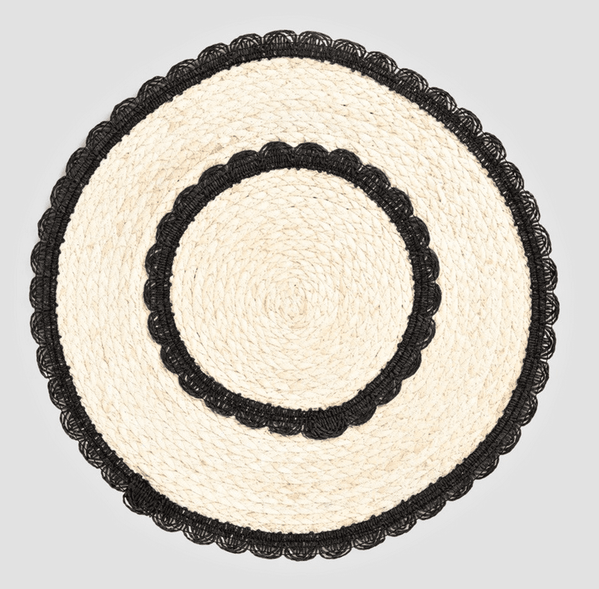 Prostírání | MAIZO | s černým vzorem | 38 cm | 742187