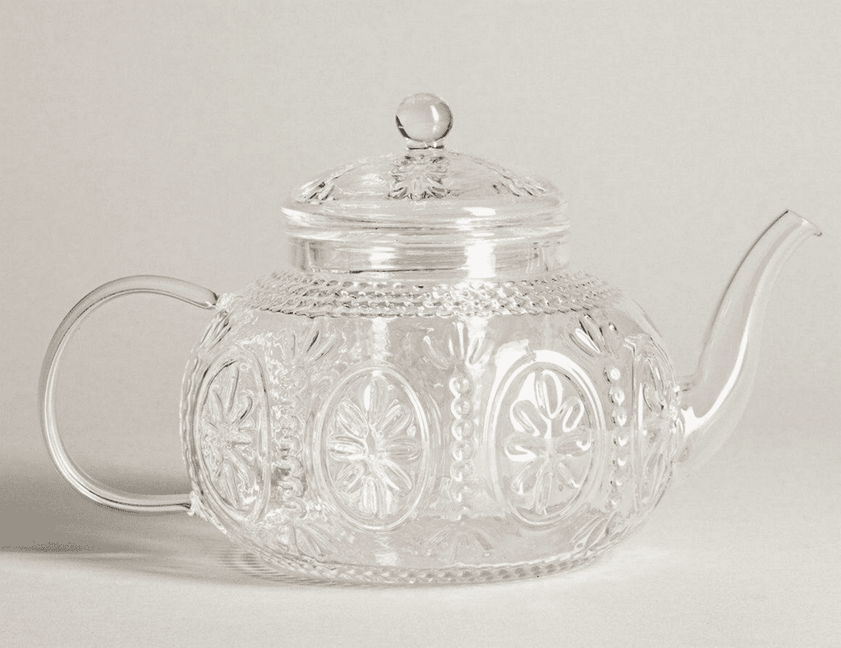 Konvice BARREL | sklo s reliéfem | 0,8 l | 750731