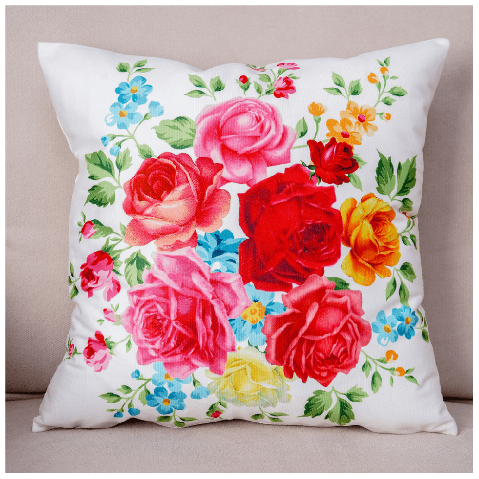 Dekorační polštář ROSE 40x40 cm  Mybesthome Varianta: Povlak na polštář, 40x40 cm