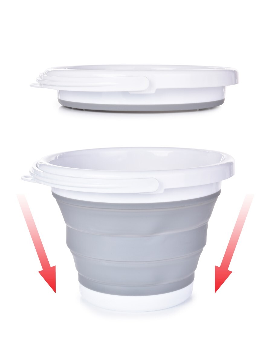 COMPACTOR | Skládací kbelík 5 L | kompaktní vědro na vodu, úklid i cestování