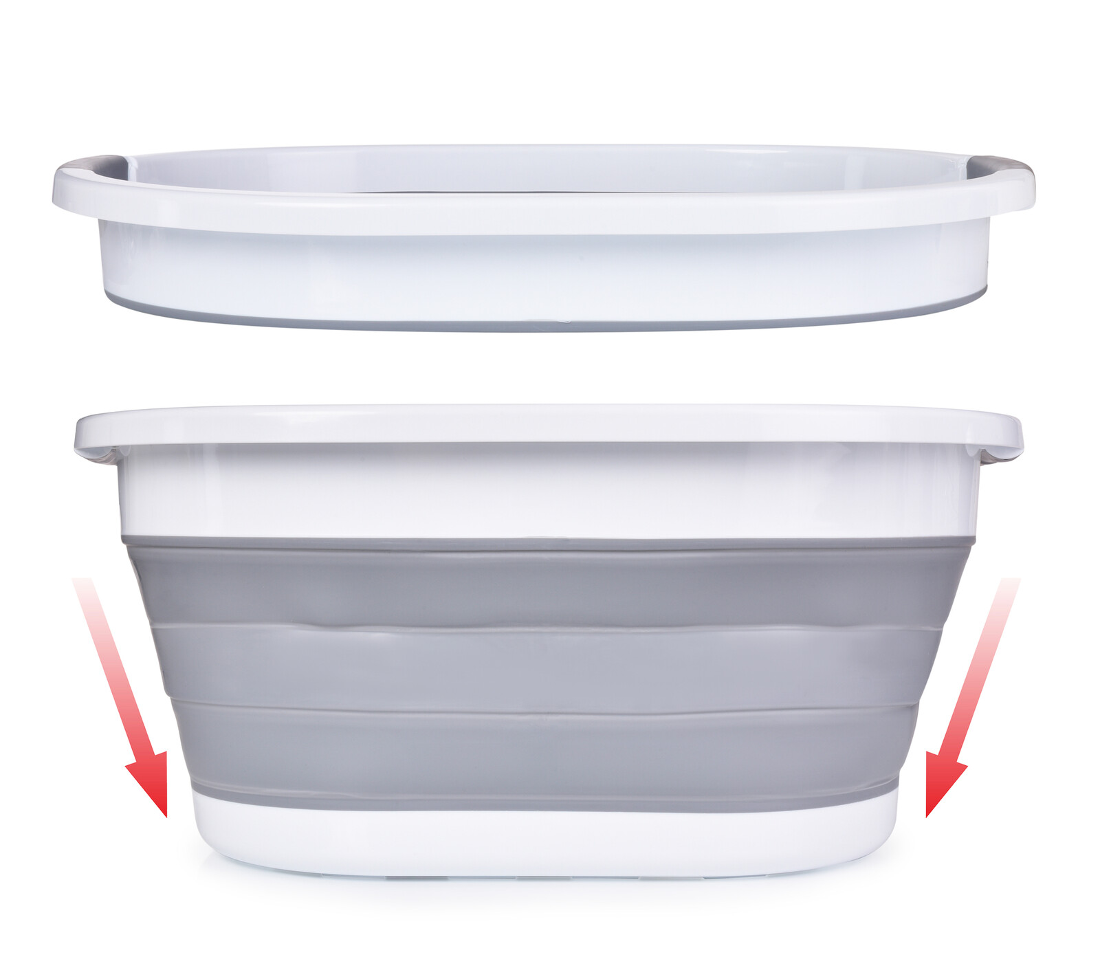 COMPACTOR | skládací vana 40 L víceúčelová | lavor, přepravka, úklidová vana do domácnosti i na zahradu