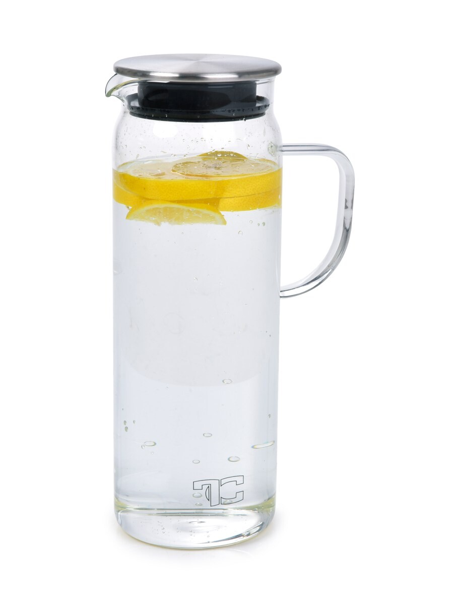 BOROSIL | karafa 1,5 L z borosilikátového skla s nerezovou zátkou