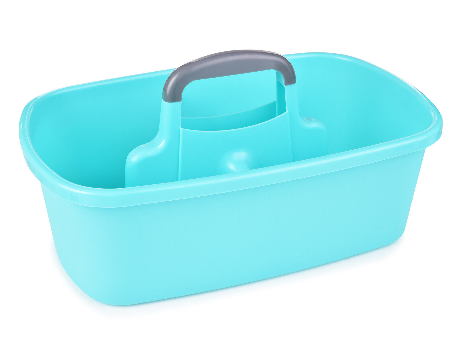 VODNESÚKLID | nosič na úklidové prostředky | praktický plastový organizér s madlem | 40 cm | mintový