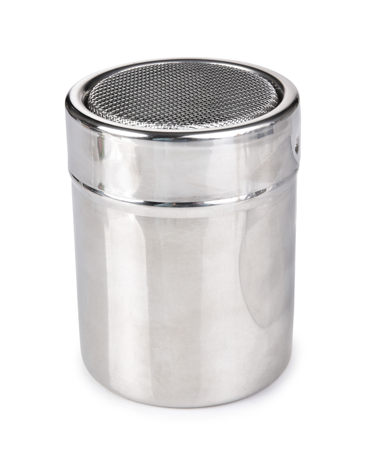 CREMO | nerezová cukřenka se sítkem | 300 ml | na jemné sypání cukru, skořice a kakaa