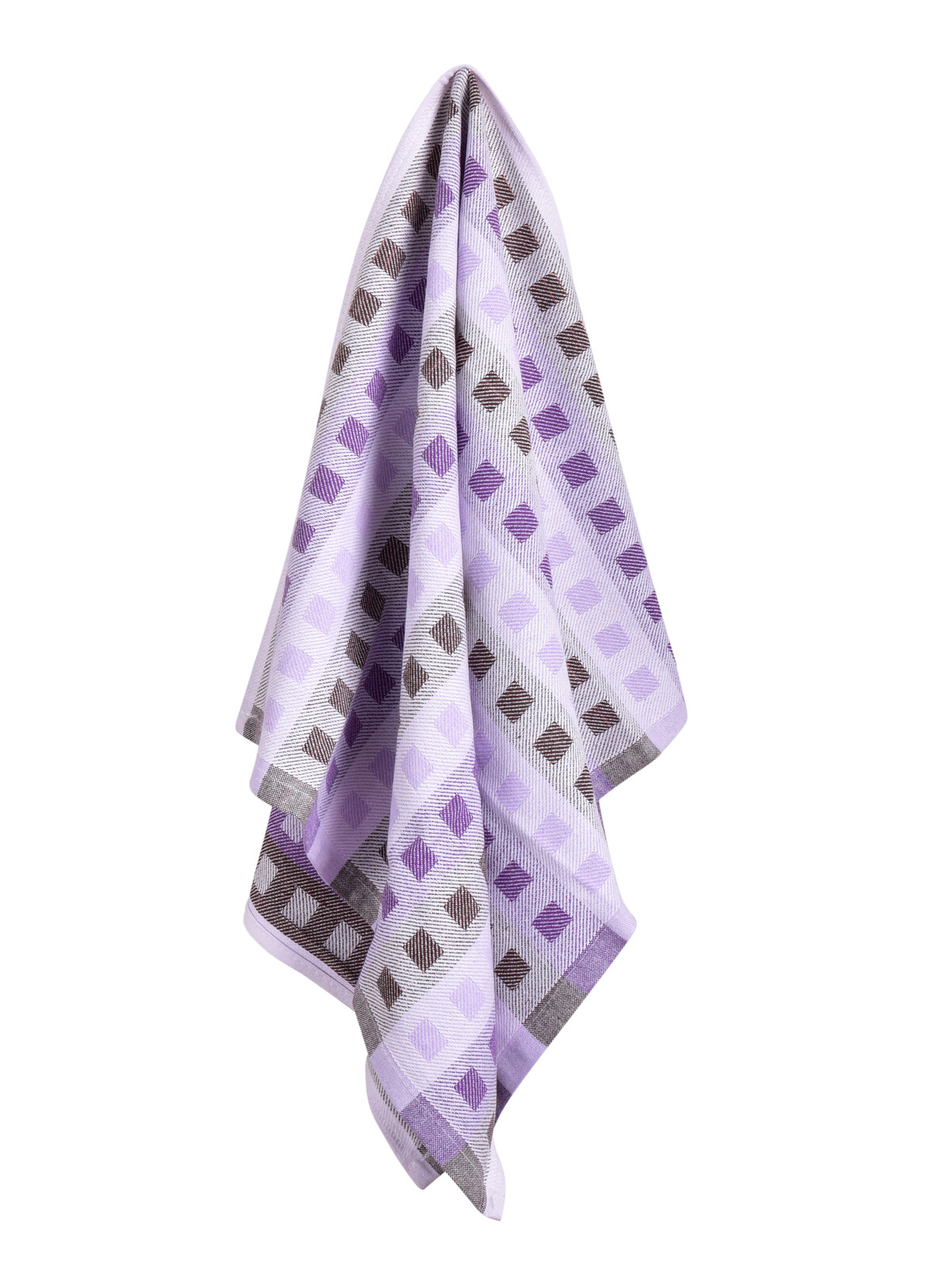 GoEco® | kuchyňská extrasavá utěrka | 100 % bavlna | 40 × 65 cm | fialová