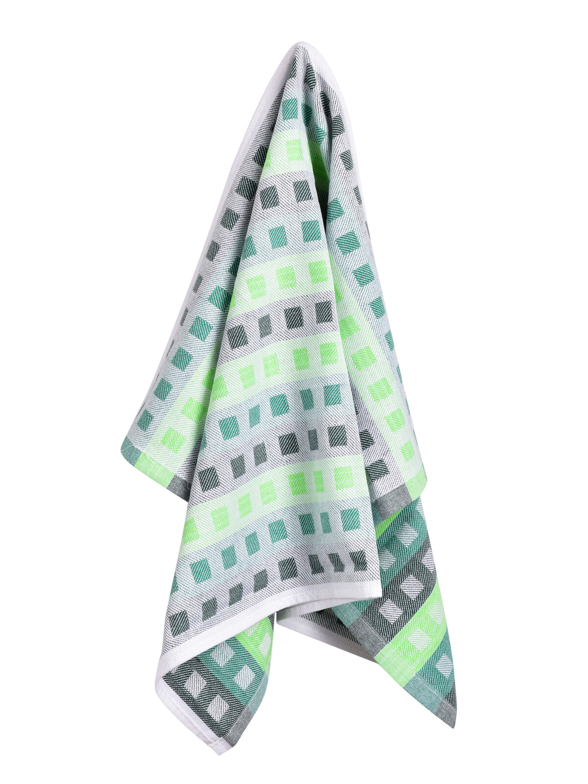 GoEco® | kuchyňská extrasavá utěrka | 100 % bavlna | 40 × 65 cm | zelená