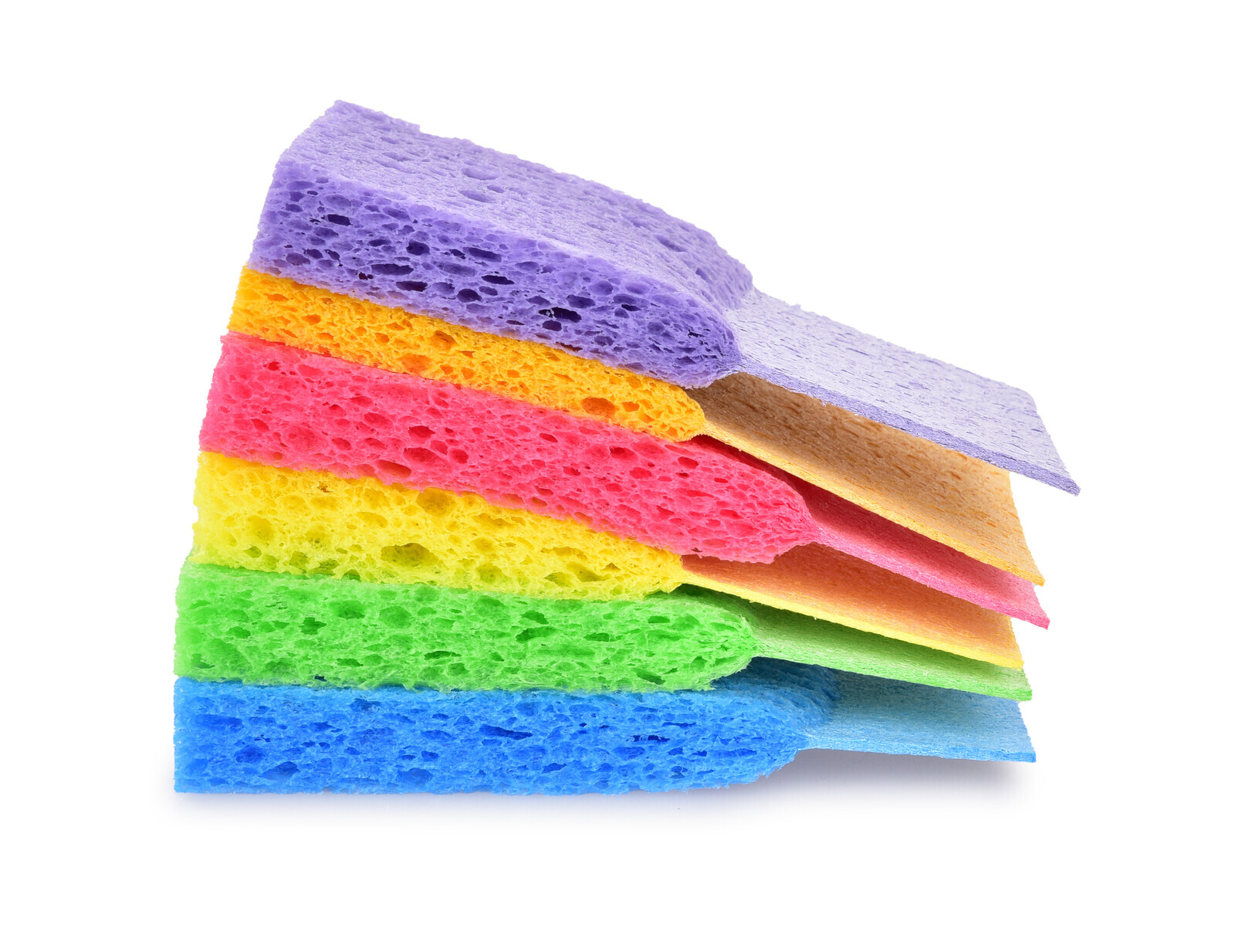 GoEco® | super savé houbičky z celulózy | 6 ks | 100 % přírodní & kompostovatelné