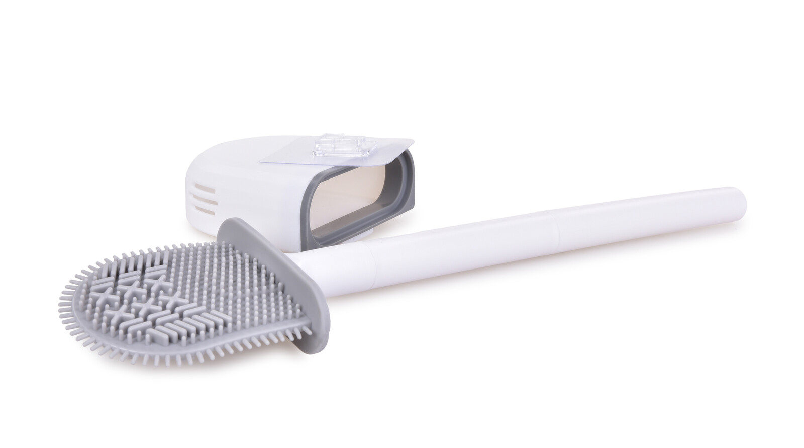 GoEco® | Plochá WC štětka se silikonovými štětinami | hygienický toaletní kartáč