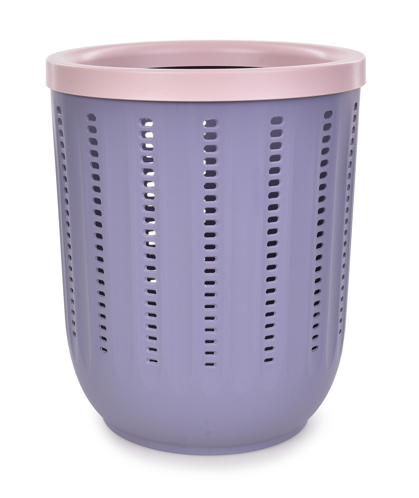PRAKTIK | 13 L | perforovaný odpadkový koš s odnímatelným rámečkem fialový