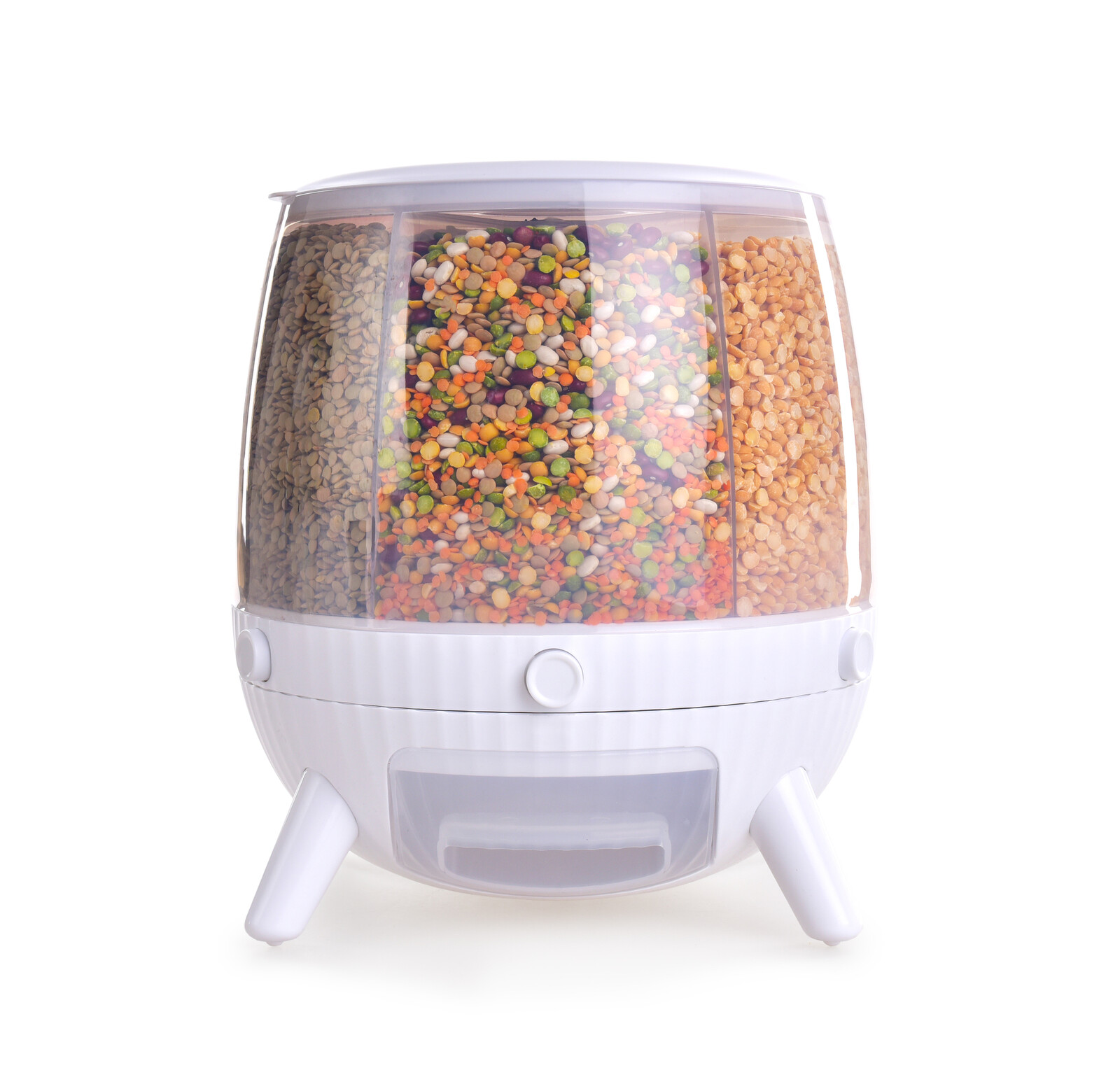 GOURMET | otočný dávkovač sypkých potravin 360° | 6×1 kg zásobník