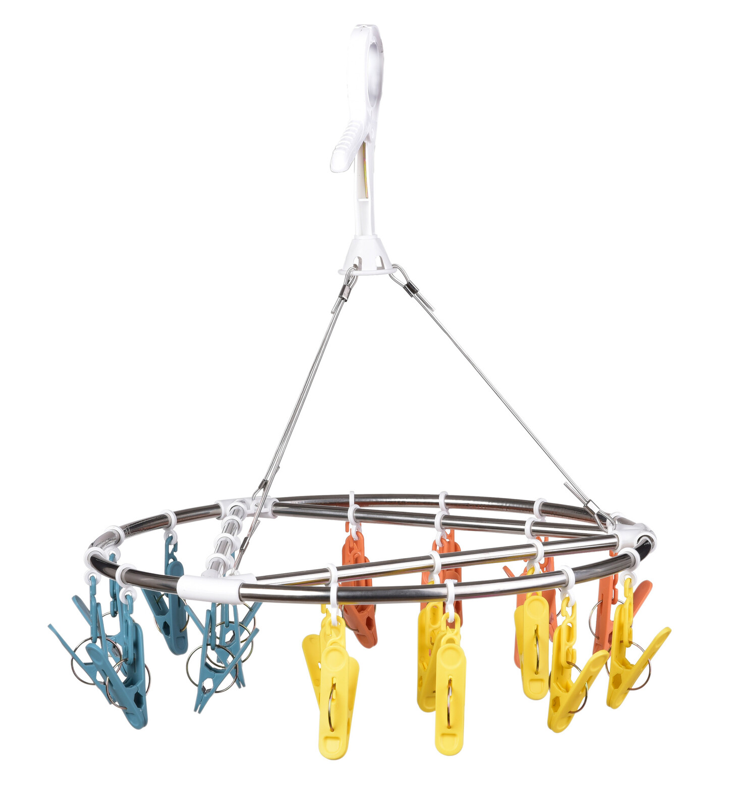 KOLÍČKOVNÍK | otočný kulatý kolotoč s 21 barevnými kolíčky