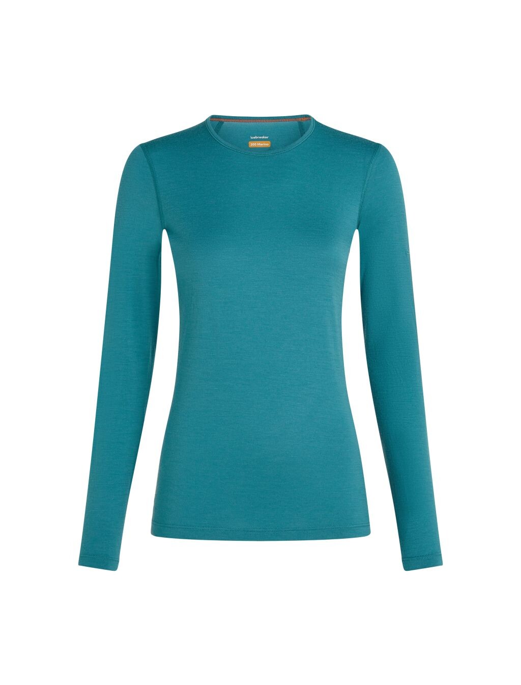 ICEBREAKER Wmns 200 Oasis LS Crewe, Topaz velikost: M