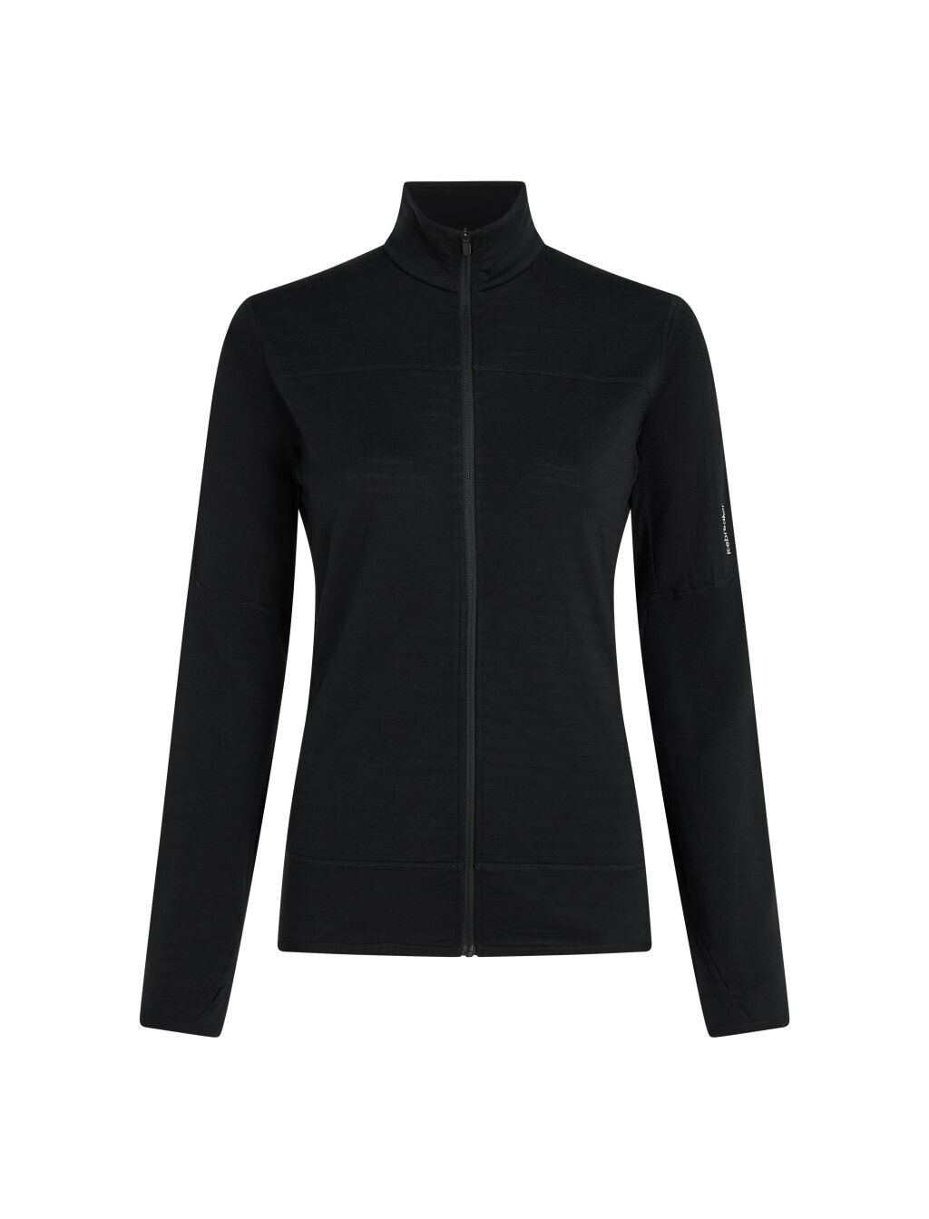 ICEBREAKER Wmns 300 RealFleece Descender LS Zip, Black velikost: L