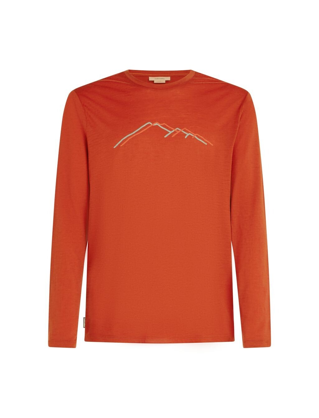 ICEBREAKER Mens 150 Tech Lite LS Tee Rain Ridge, Agate velikost: S