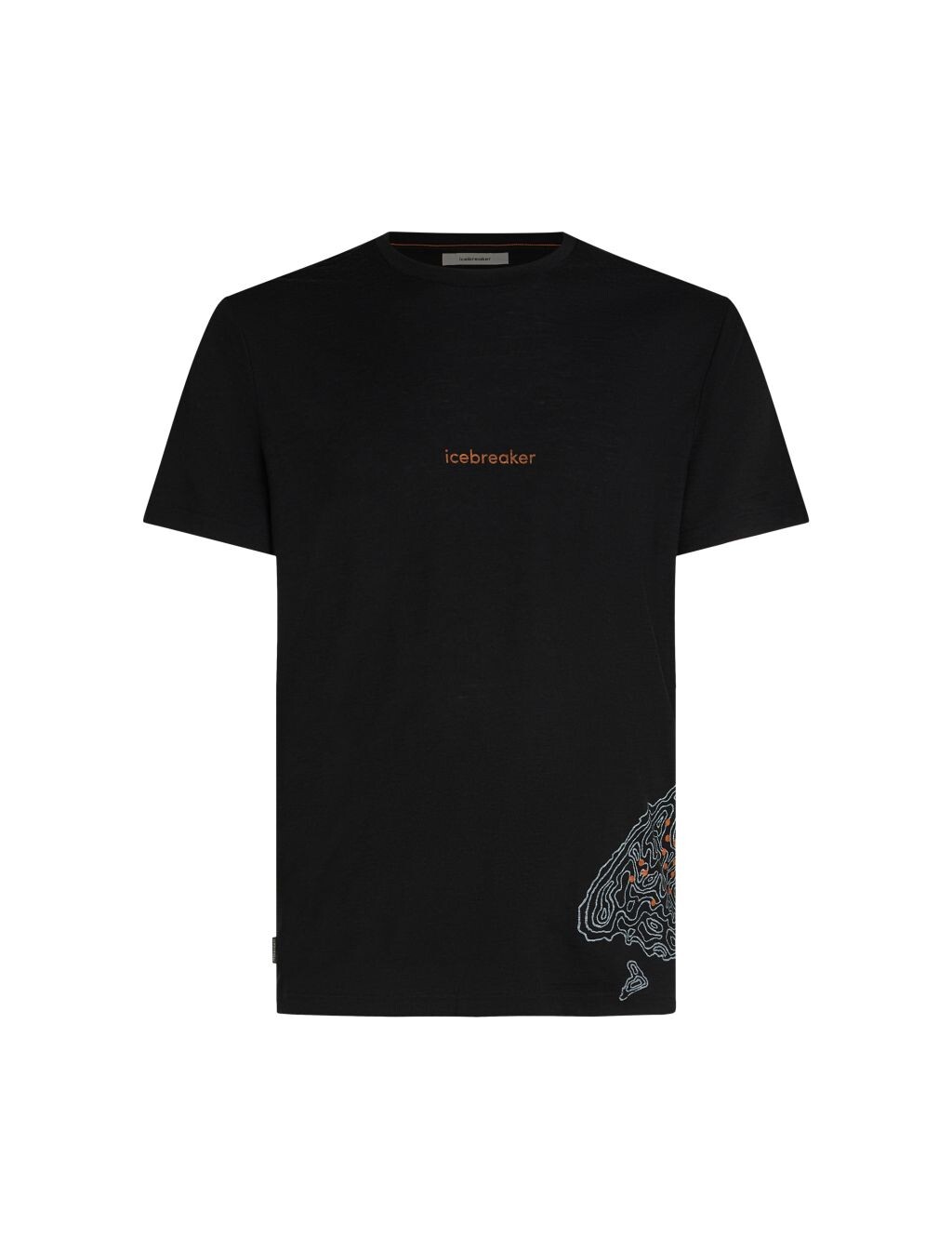ICEBREAKER Mens 150 Tech Lite SS Tee 30th Anniversary, Black velikost: L