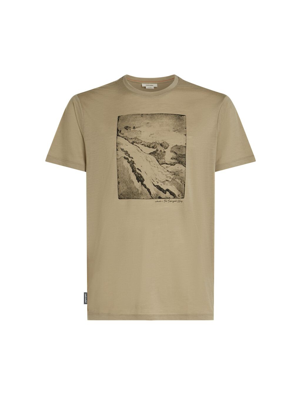 ICEBREAKER Mens 150 Tech Lite SS Tee Summit, Flagstone velikost: L
