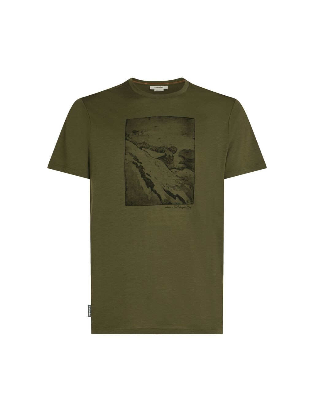 ICEBREAKER Mens 150 Tech Lite SS Tee Summit, Loden velikost: L