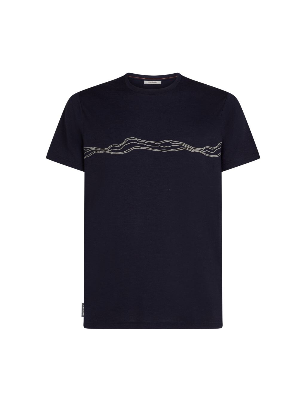 ICEBREAKER Mens 150 Tech Lite SS Tee Mounta Pulse, Midnight Navy velikost: L