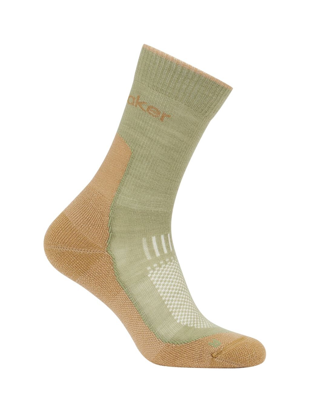 ICEBREAKER Wmns Hike+ Light Crew, Lichen/Sand velikost: L