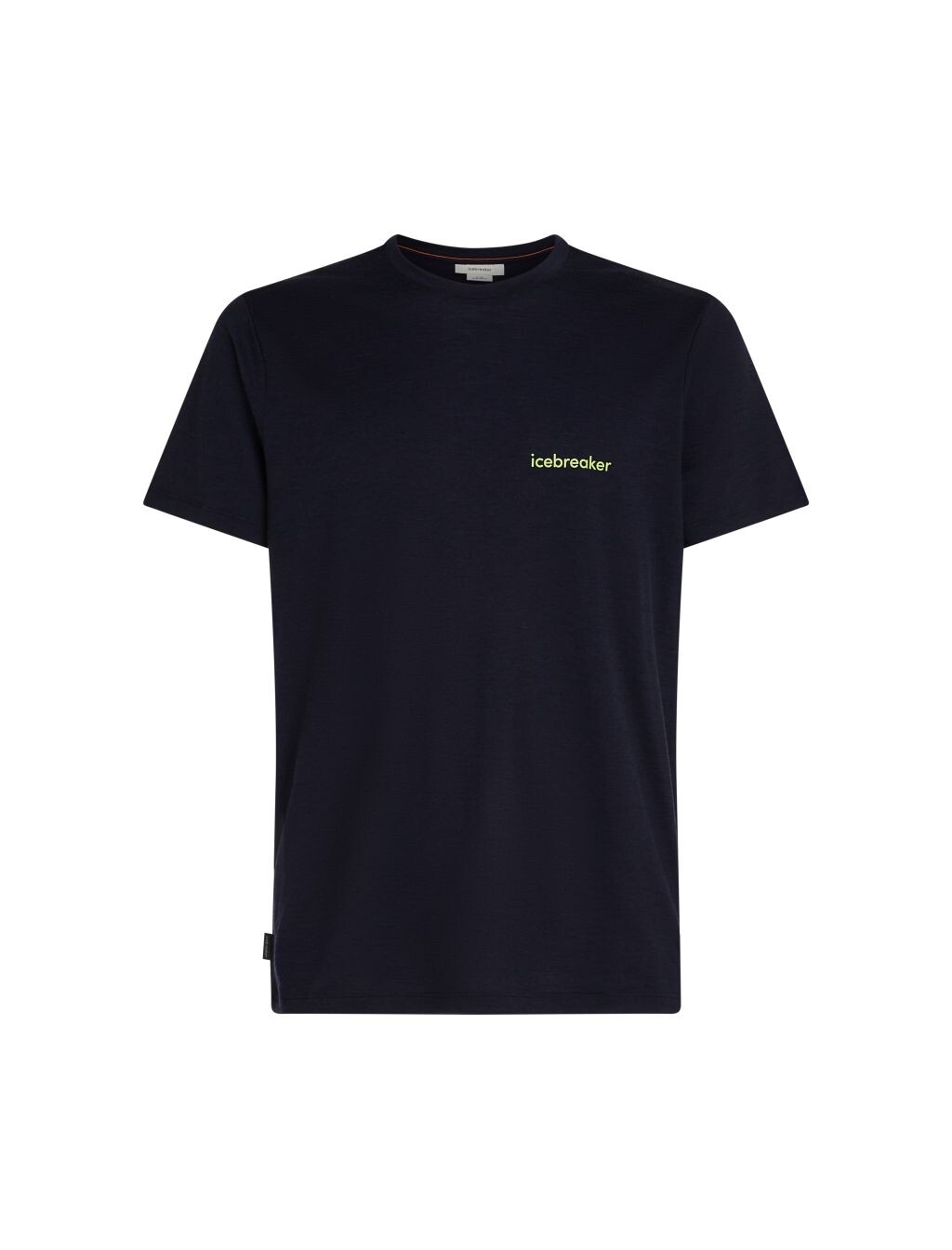 ICEBREAKER Mens 150 Tech Lite SS Tee IB Wordmark, Midnight Navy velikost: L