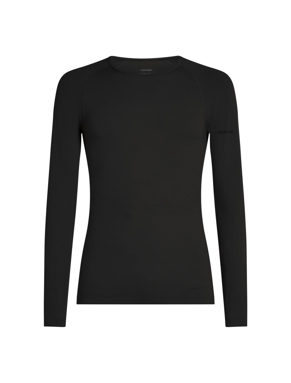 ICEBREAKER Mens 260 Zoneknit Seamless LS Crewe, Black velikost: L