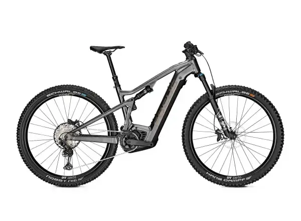Focus Thron2 6.9 DI 750Wh horské elektrokolo Slategrey glossy / Magicblack glossy vel. XL