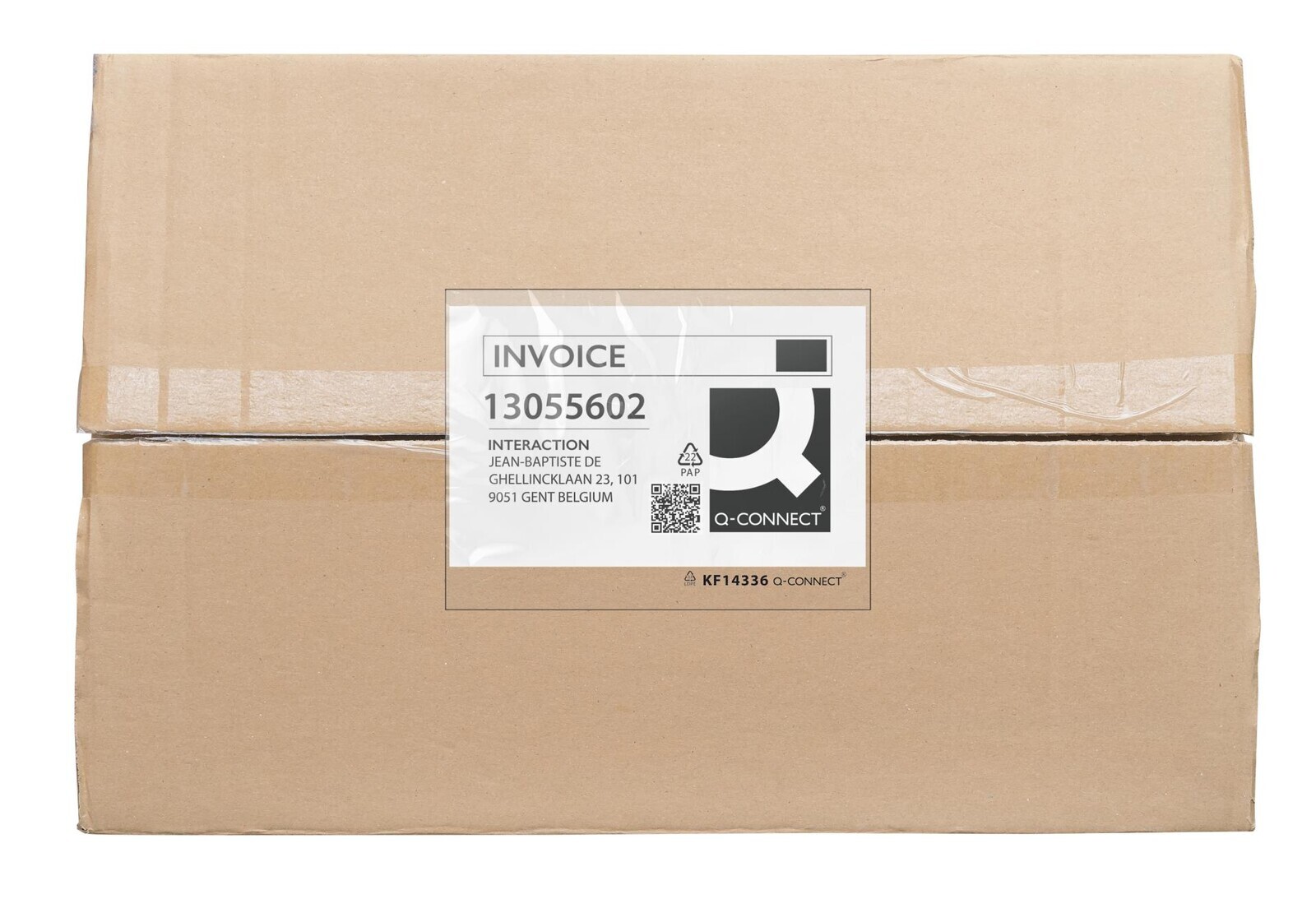 Samolepicí kapsy na zásilky Q-Connect - C6, průhledné, 1000 ks