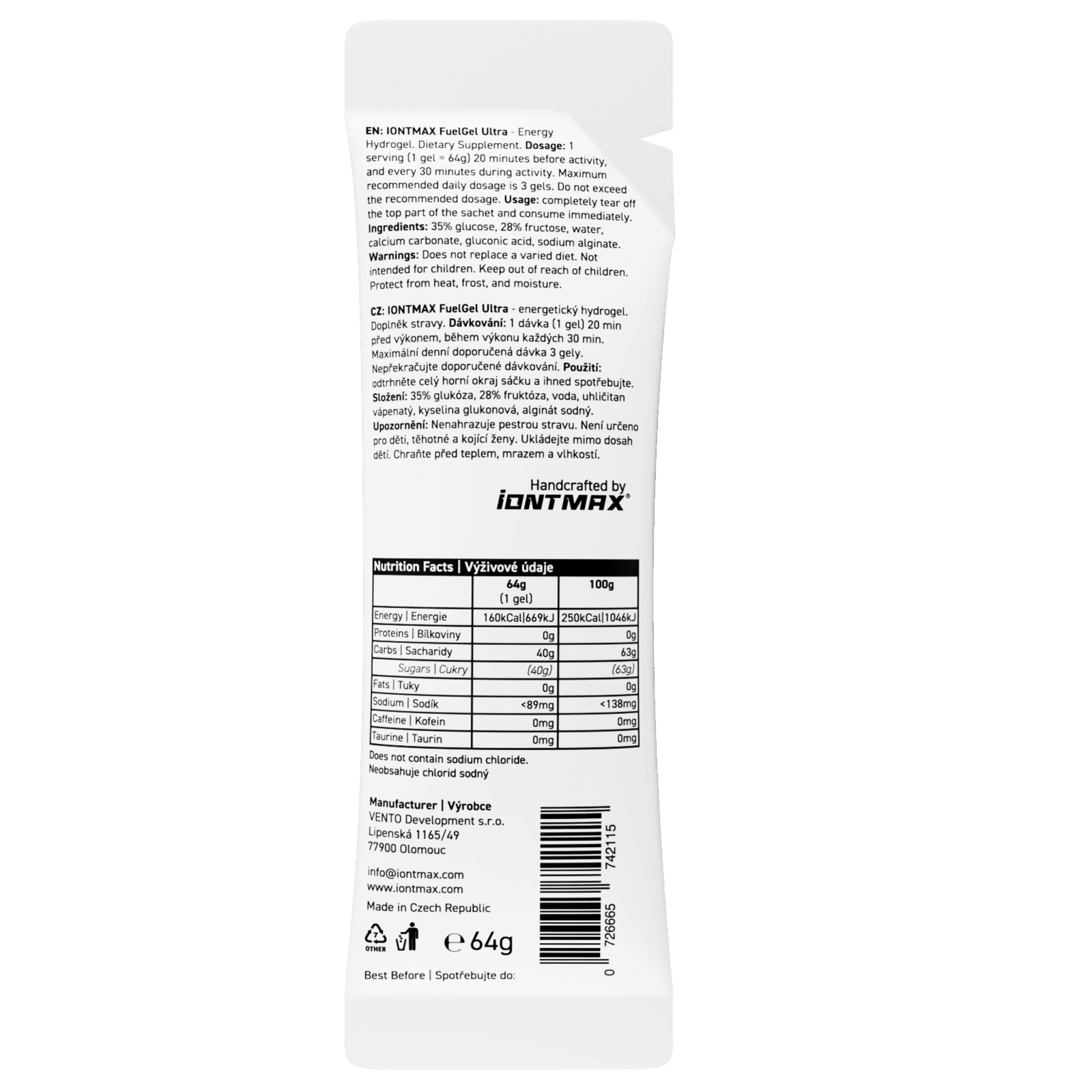 Iontmax FuelGel ULTRA